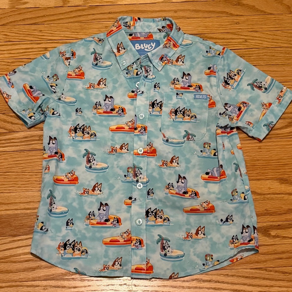 RSVLTS Bluey shirt size 5T